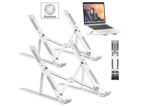 2 supports mobiles pour ordinateur portable de 10 à 15,6