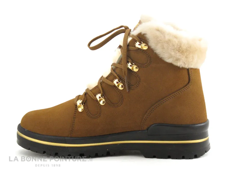 Achat chaussures Olang Femme Botte Pluie Neige, vente Olang GUFO Marron OC System - Boots Femme crampons retractables