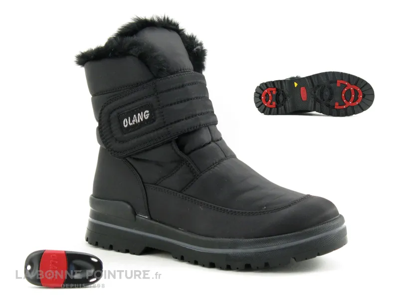 Achat chaussures Olang Femme Botte Pluie Neige, vente Olang LUNA Noir OC System - Botte neige Femme