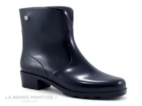 Achat chaussures ZERO faute Femme Botte Pluie Neige, vente Meduse CAMARO Bleu nuit - Botte pluie Femme semi-montante