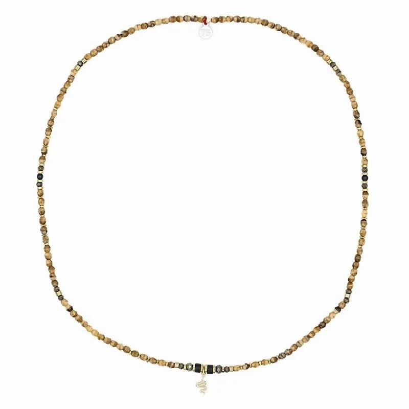 Acheter le Collier et Bracelet 3 tours Ana Caramel, Têtes Blondes
