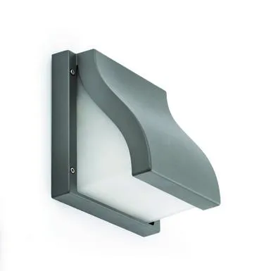 Applique extérieure design Faro Suma Gris anthracite Fonte d'aluminium