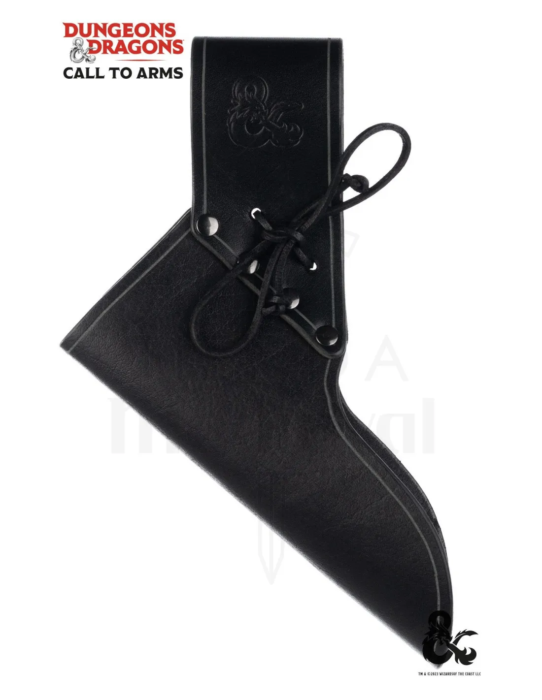 Baldric médiéval en cuir pour épées, noir ⚔️ Boutique Épées