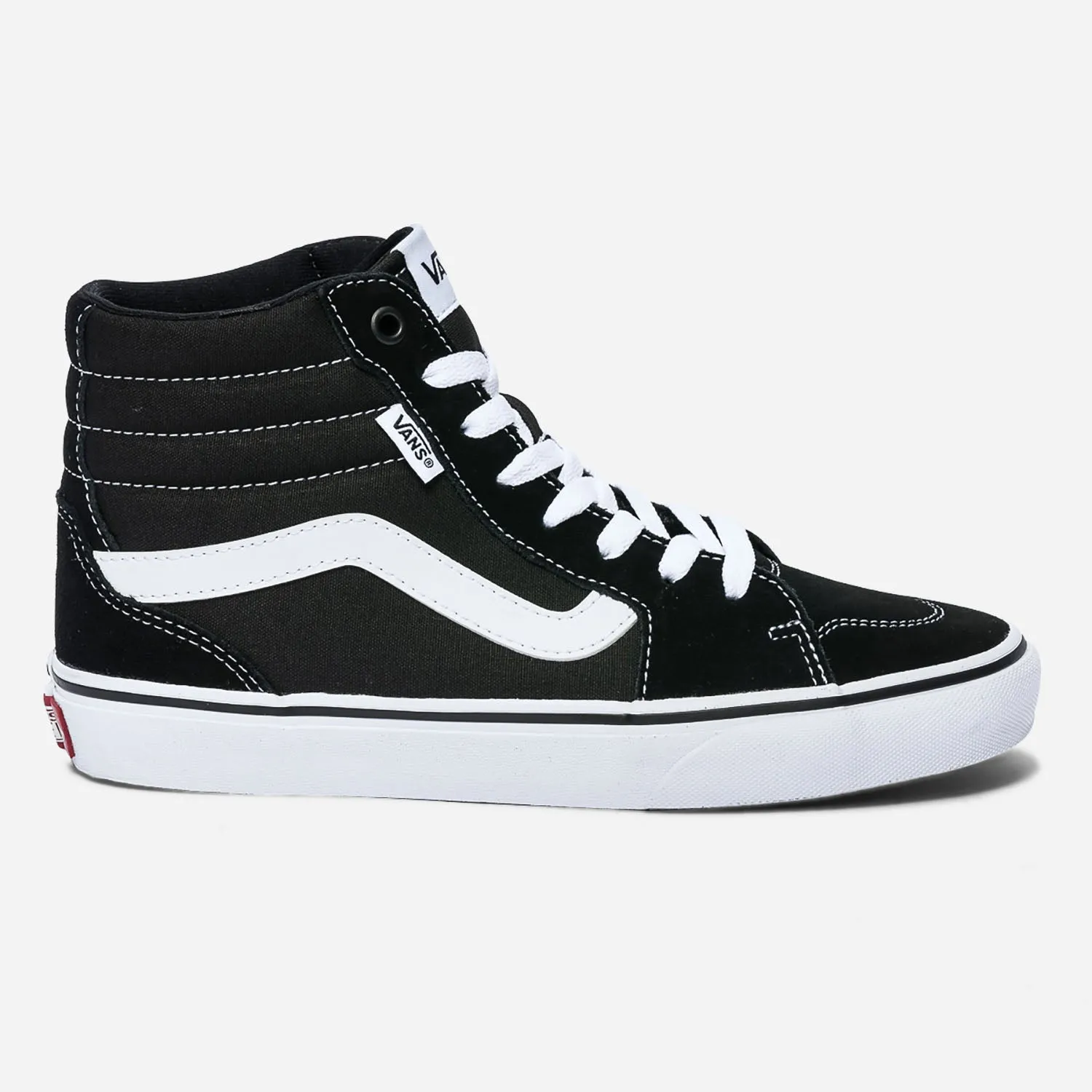 Basket VANS noire en toile et cuir velours - Baskets / Tennis Sport | ERAM