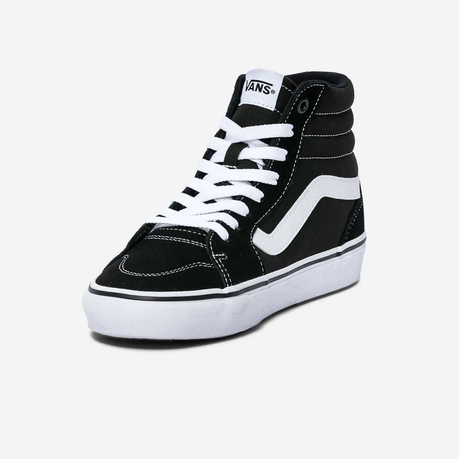 Basket VANS noire en toile et cuir velours - Baskets / Tennis Sport | ERAM