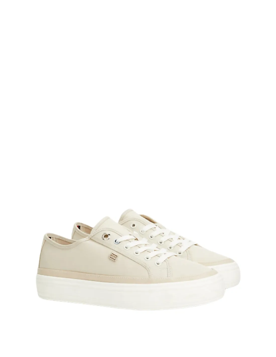 Baskets en toile Tommy Hilfiger Ref 60162 RBS Beige