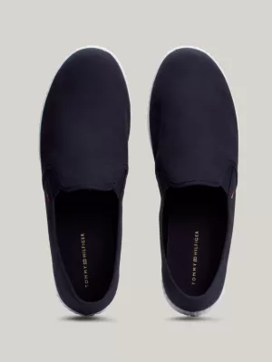 Baskets slip-on Essential en toile | Bleu | Tommy Hilfiger