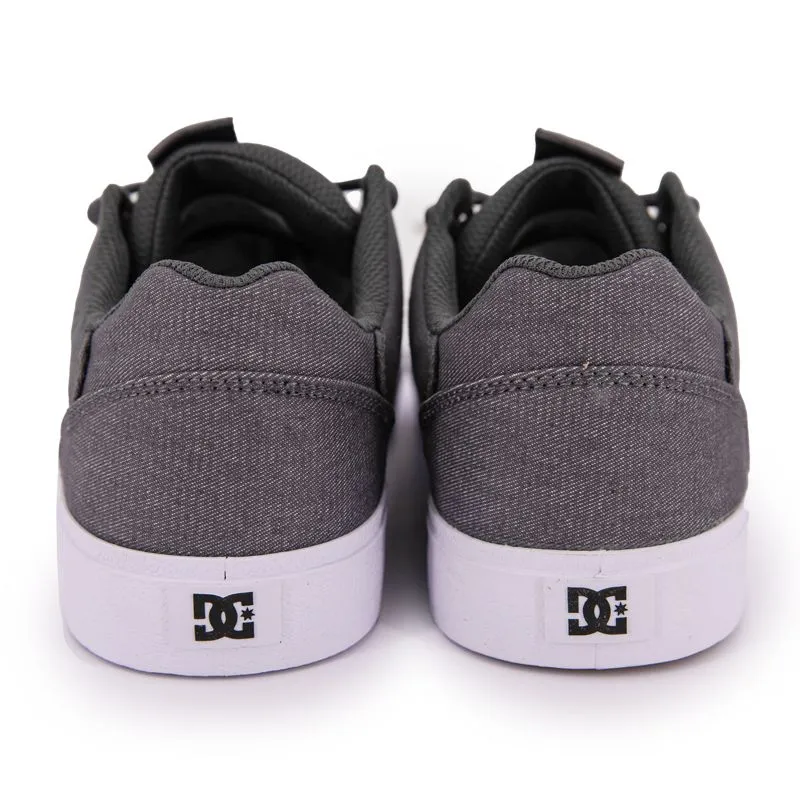 Baskets toile basses Hyde gris Homme DC SHOES à prix dégriffé ! | 