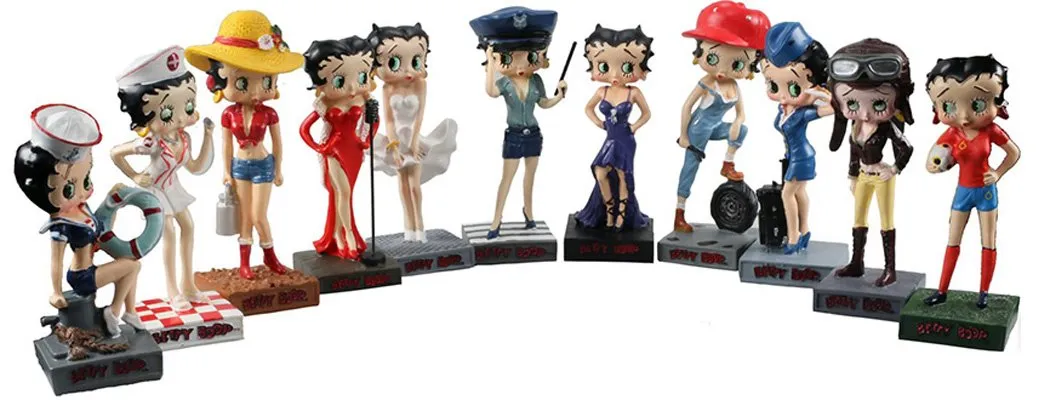 Betty Boop Prof de Fitness