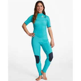Billabong 2/2 mm Synergy Springsuit Chest Zip - Combinaison de surf femme | Hardloop