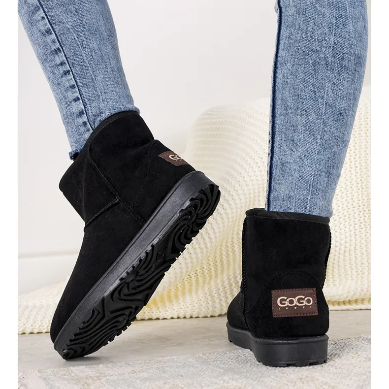 BM Bottes de neige pour femmes noires de Nanna le noir