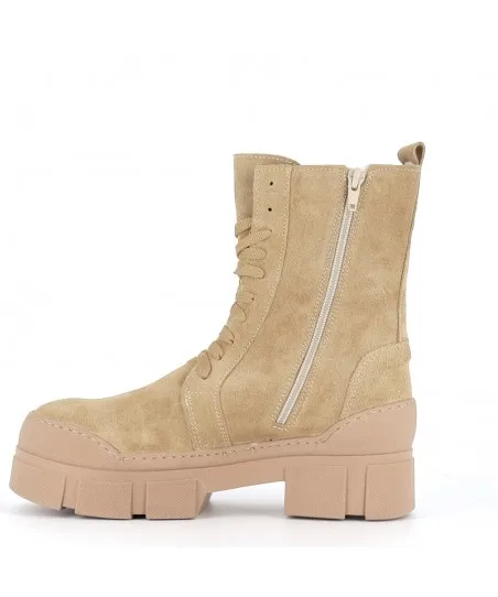 BOOTS MALIKA DAIM BEIGE