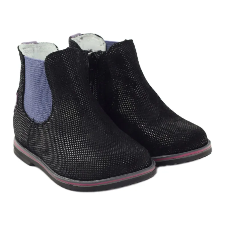Bottes chaussures pour enfants Ren But 1479 le noir