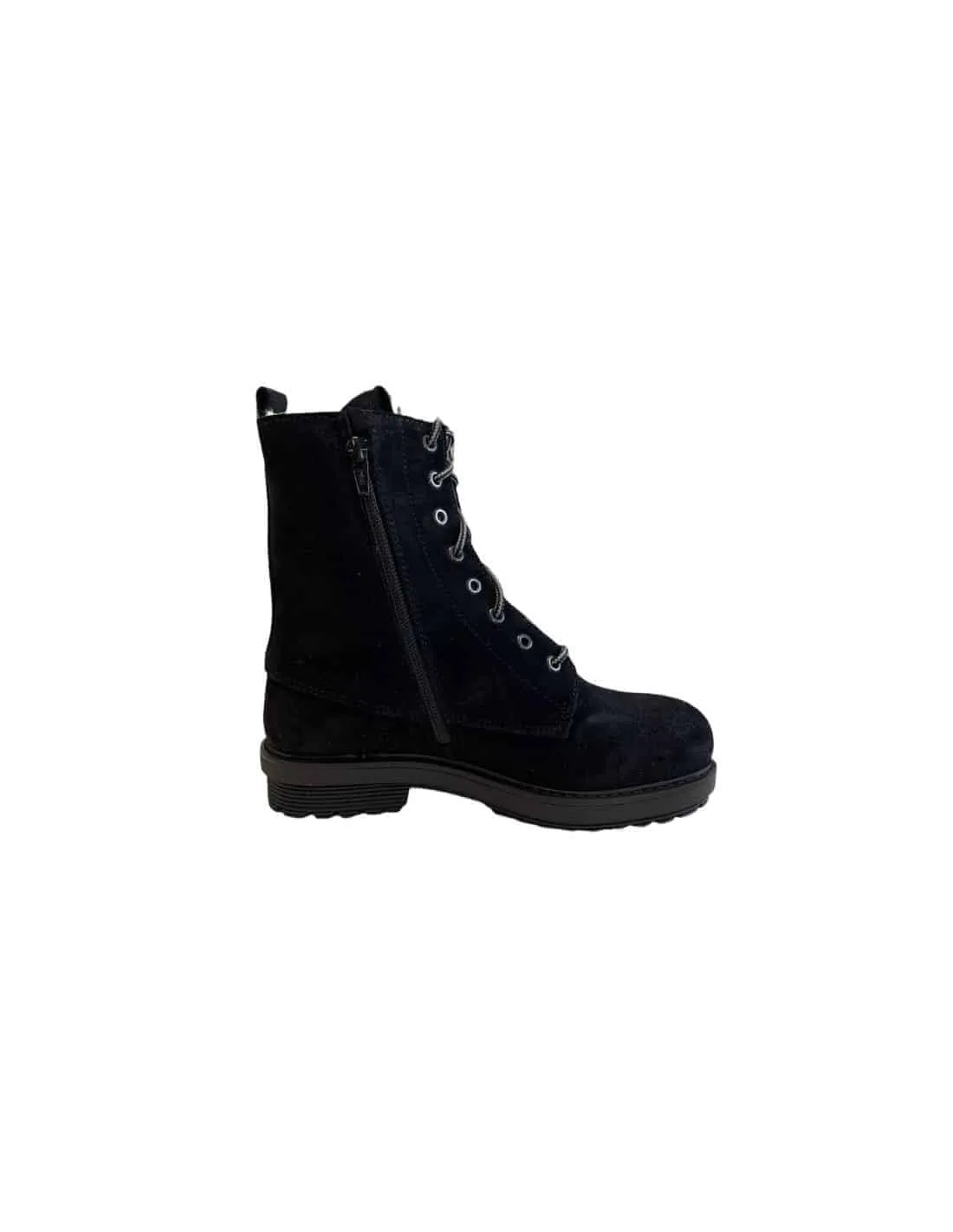 Bottes d'hiver Canadiennes femme Anfibio Bree cuir doublées 100% Laine Naturelle