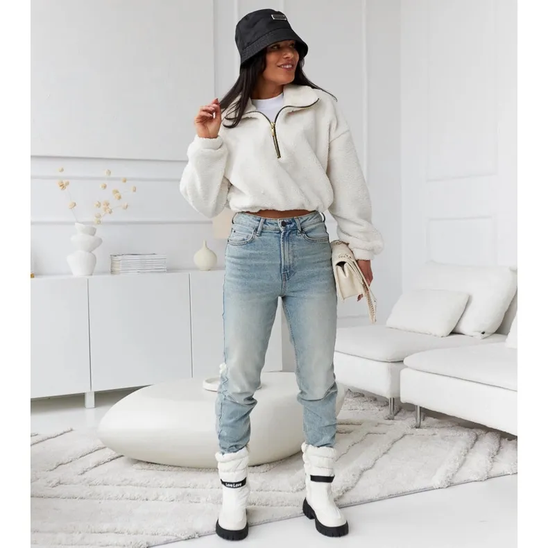 Bottes de neige isolées beiges pour femmes par Pulliam