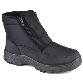 Bottes de neige isolées noires pour hommes News 5011 le noir