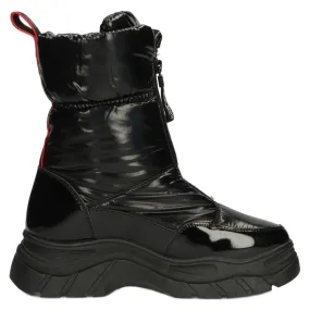 Bottes de neige noires à fermeture éclair Filippo DBT4236 le noir