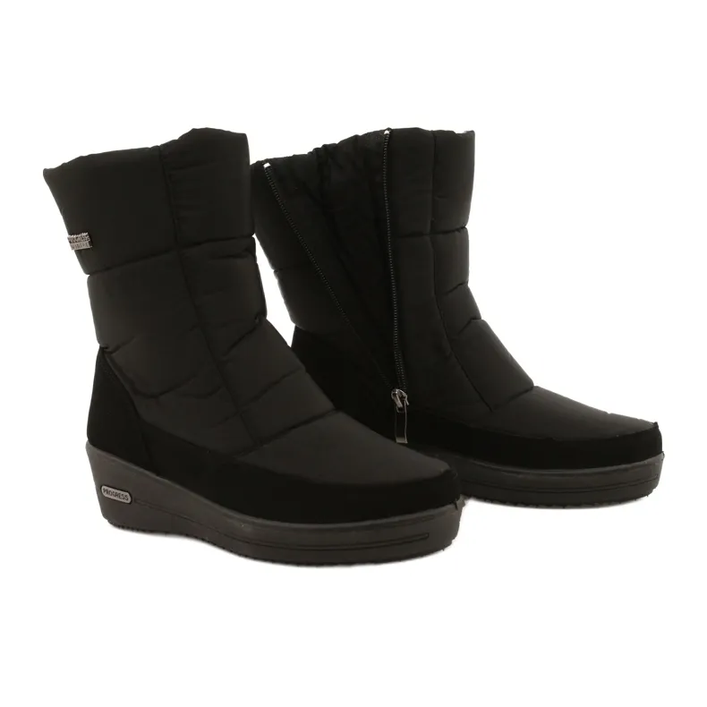 Bottes de neige Progress Light Fur PROGJ-22-126 le noir