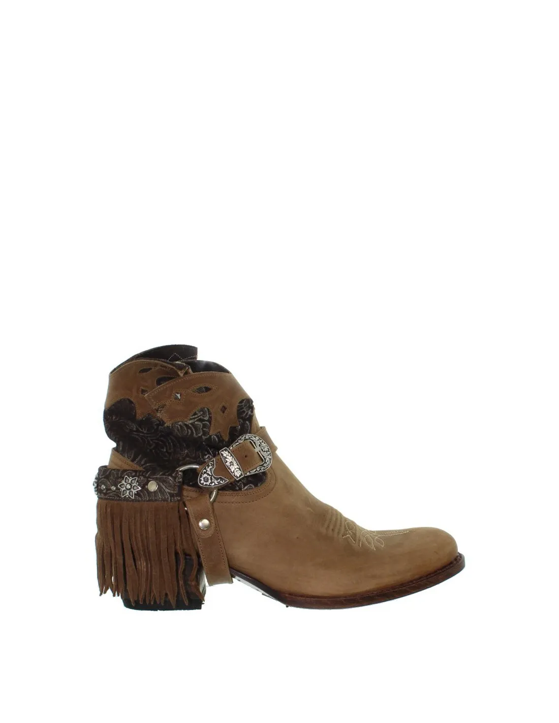 Bottes Femmes Sendra Deborah en cuir ref 43699 Marron