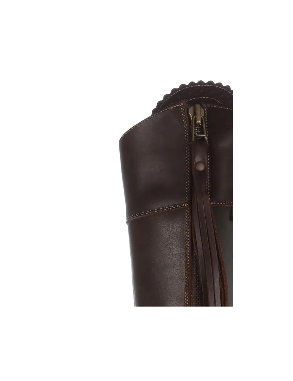Bottes équitation cuir marron elegantes sur mesure