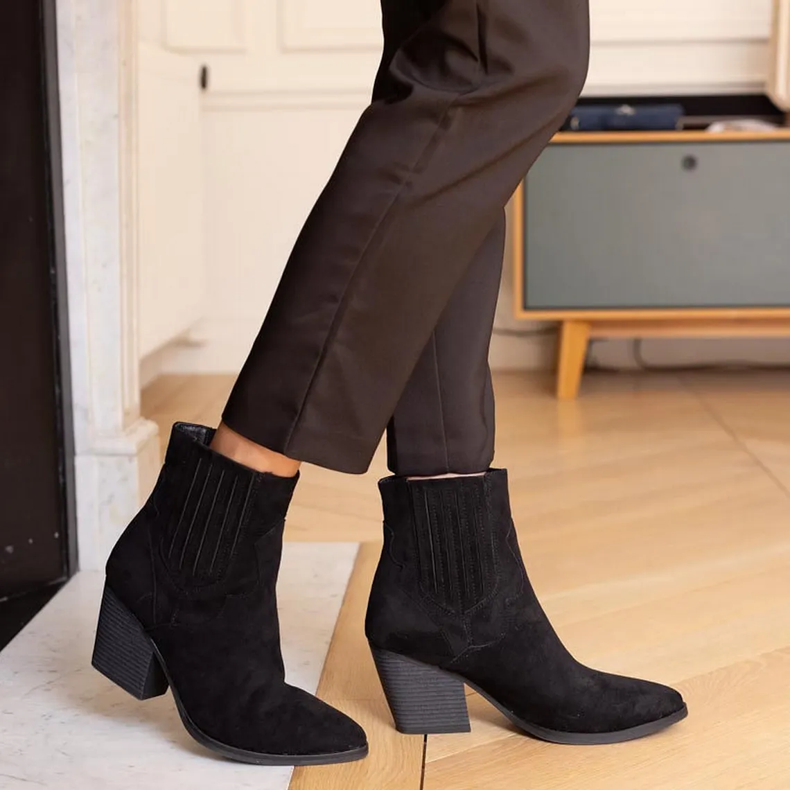 Bottines Sergia noir | 3 Suisses