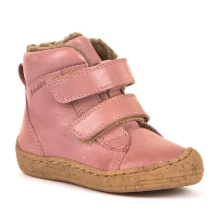 Bottines souples fourrées laine Slim Pink