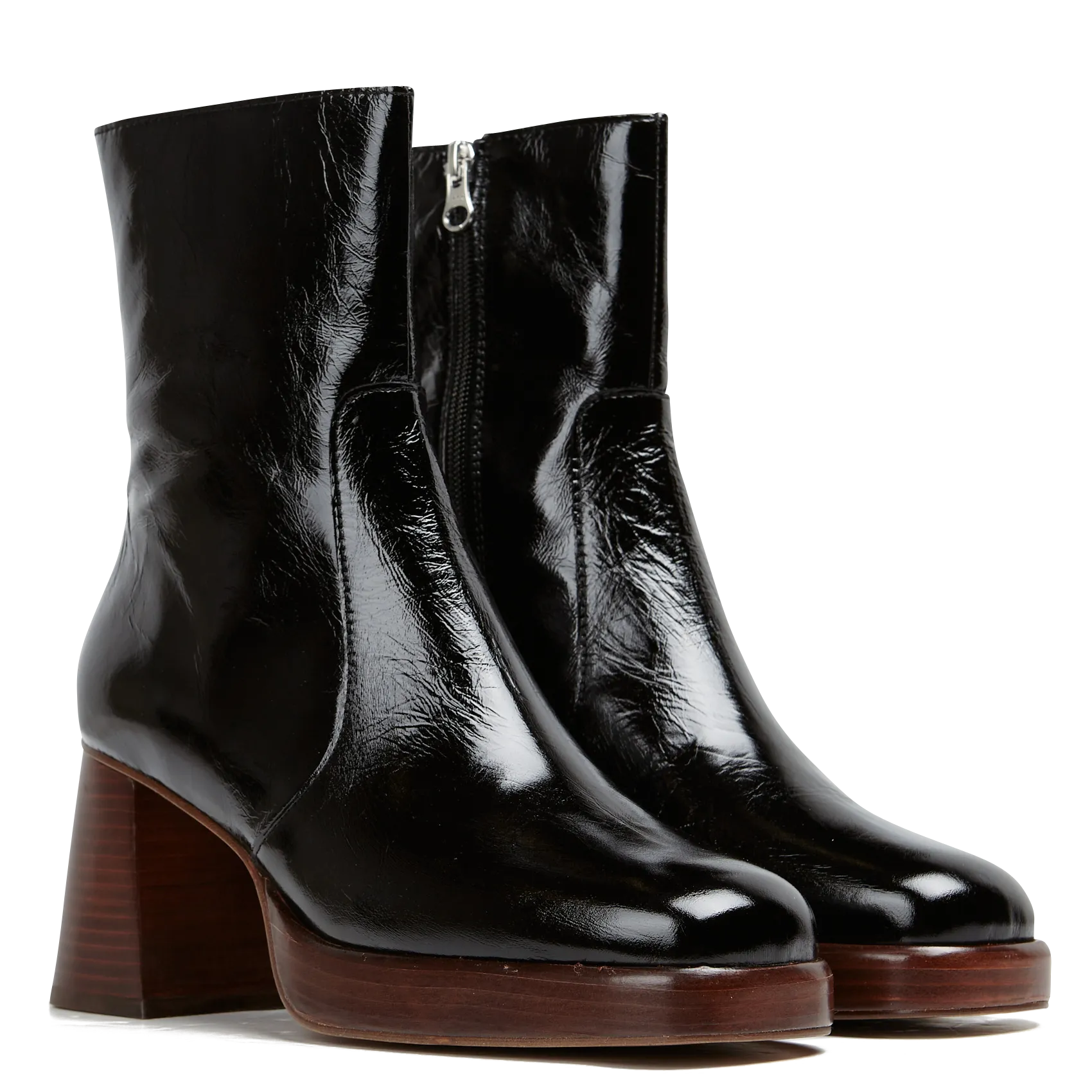 BOTTINES TALONS HAUTS EN CUIR BRIGAND - JONAK pour FEMME | Printemps