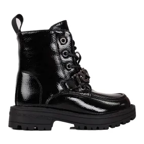 Bottines à lacets Shelovet noires pour fille le noir