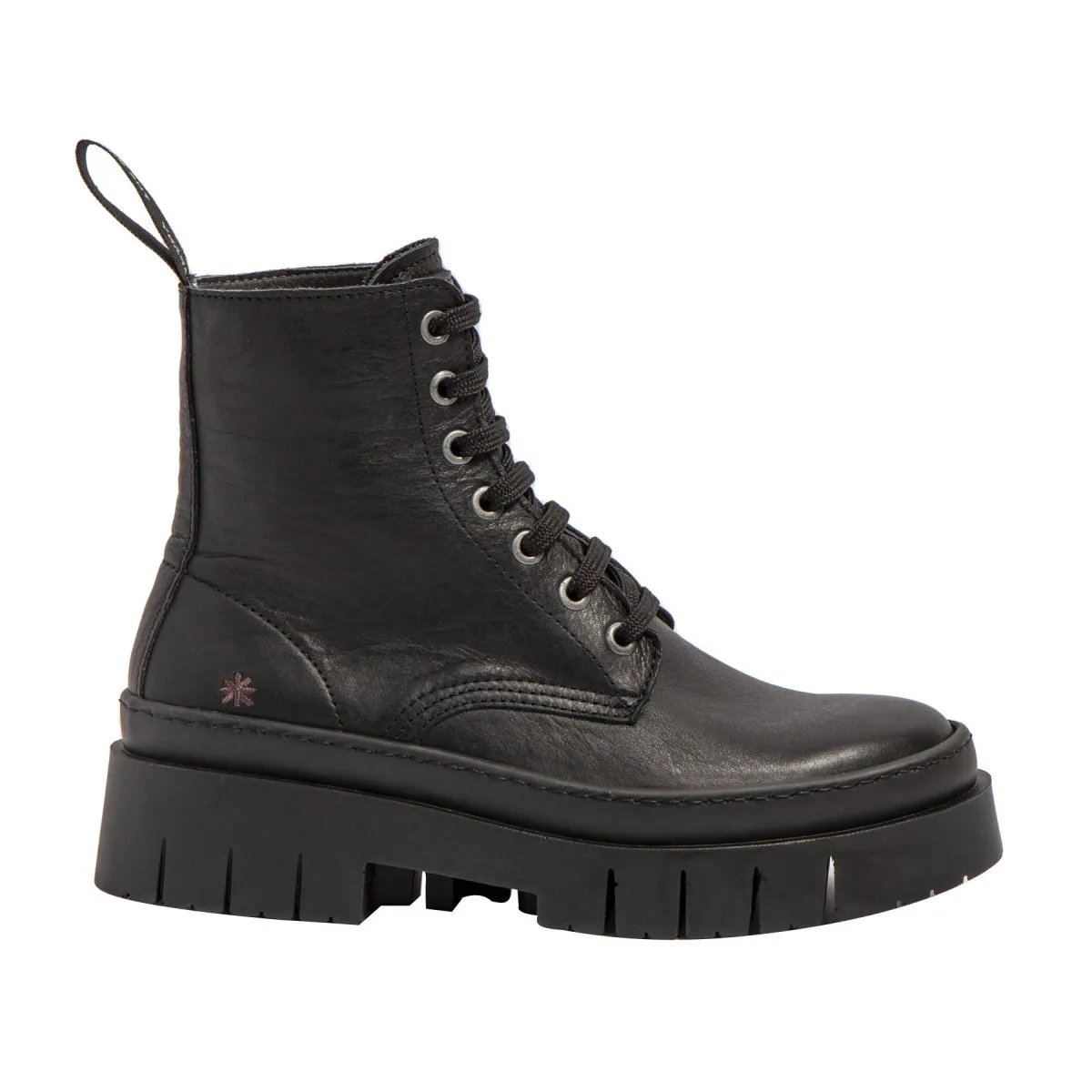 Bottines à lacets style rangers - Noir