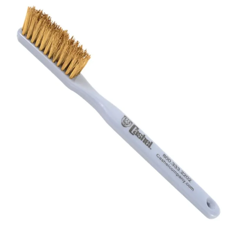 Brosse en laiton nettoyage velcro textiles et protections cheval Cashel - Equestra