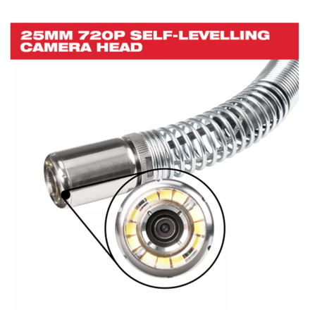 CAMÉRA D’INSPECTION DES CANALISATIONS 18 VOLTS M18 SIC60SCHDR-0 - MILWAUKEE - 4933493955