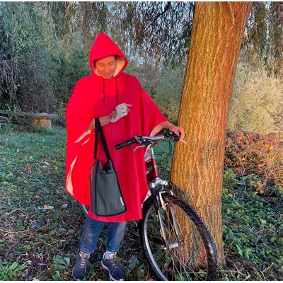 Cape de pluie imperméable effet ciré