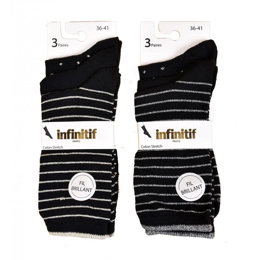 Chaussettes femme INFINITIF Qualité et Confort