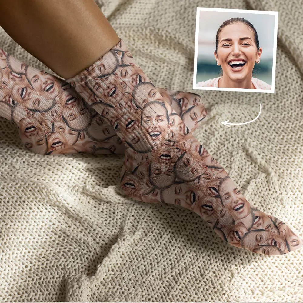 Chaussettes personnalisées visage