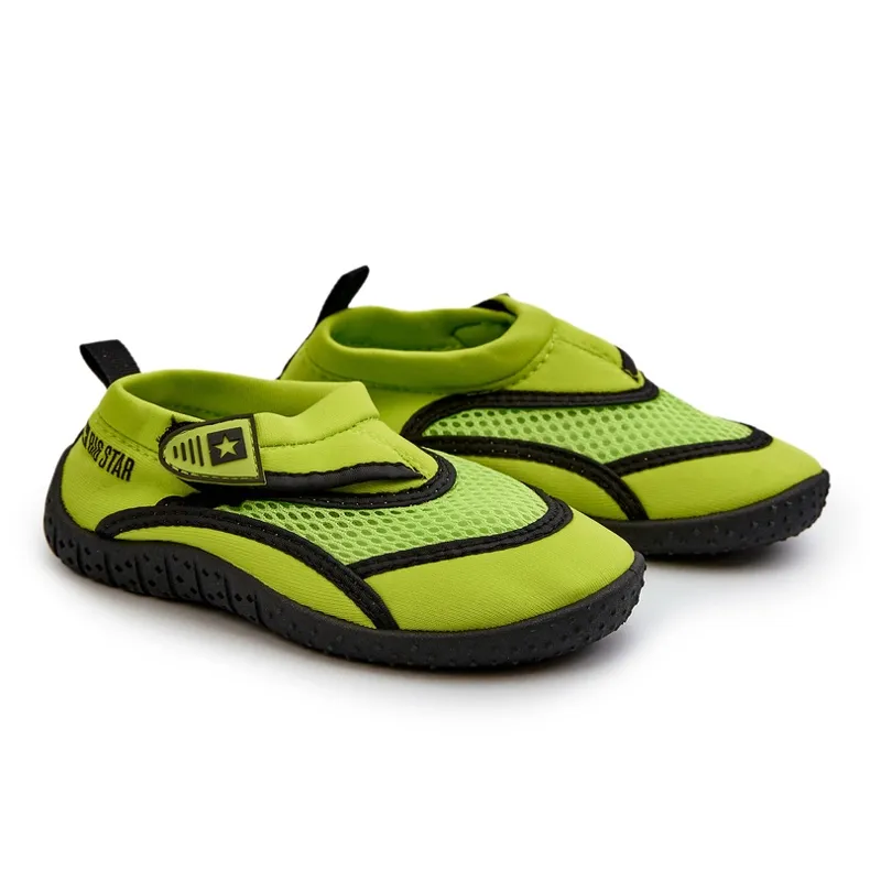 Chaussures d'eau pour enfants jaune Big Star NN374468