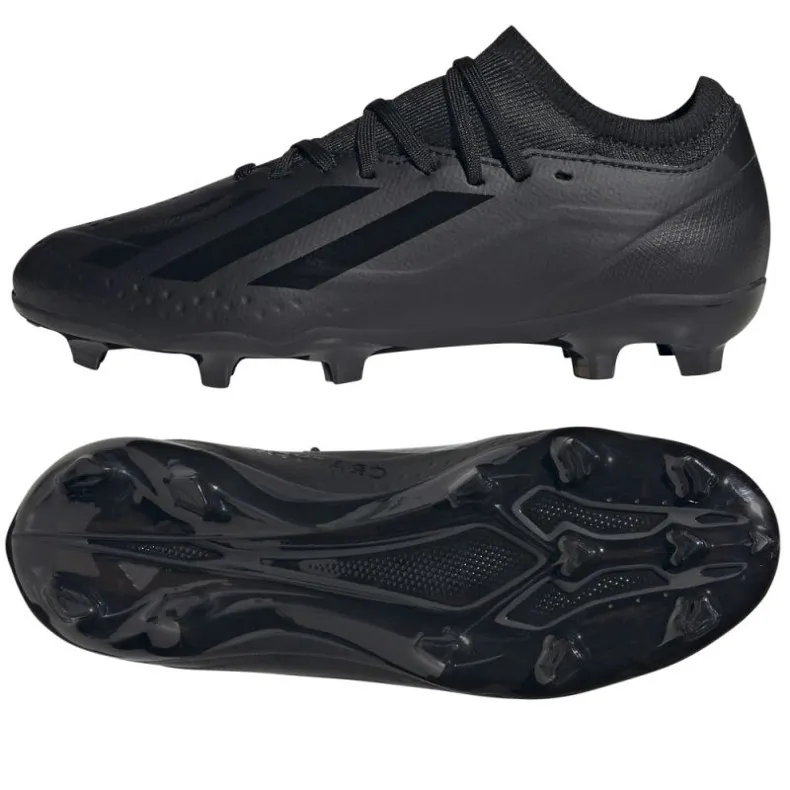 Chaussures de football adidas X Crazyfast.3 Fg Jr ID9355 le noir
