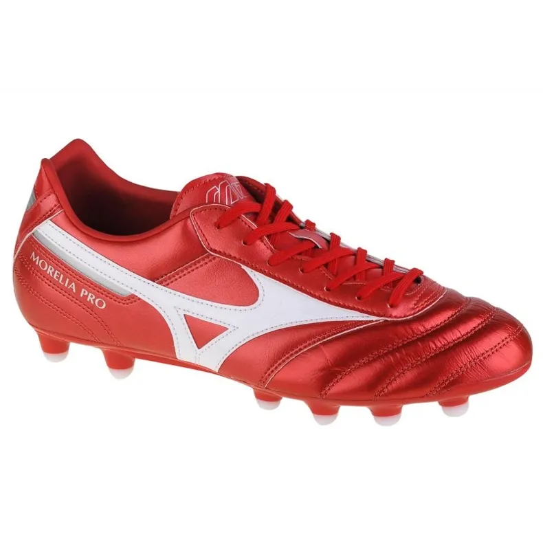 Chaussures de football Mizuno Morelia Ii Pro Md M P1GA221360 rouge oranges et rouges