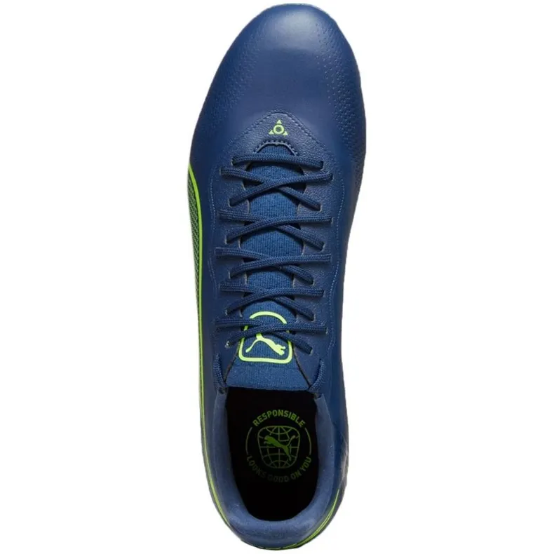 Chaussures de football Puma King Pro FG/AG M 107566 02 bleu