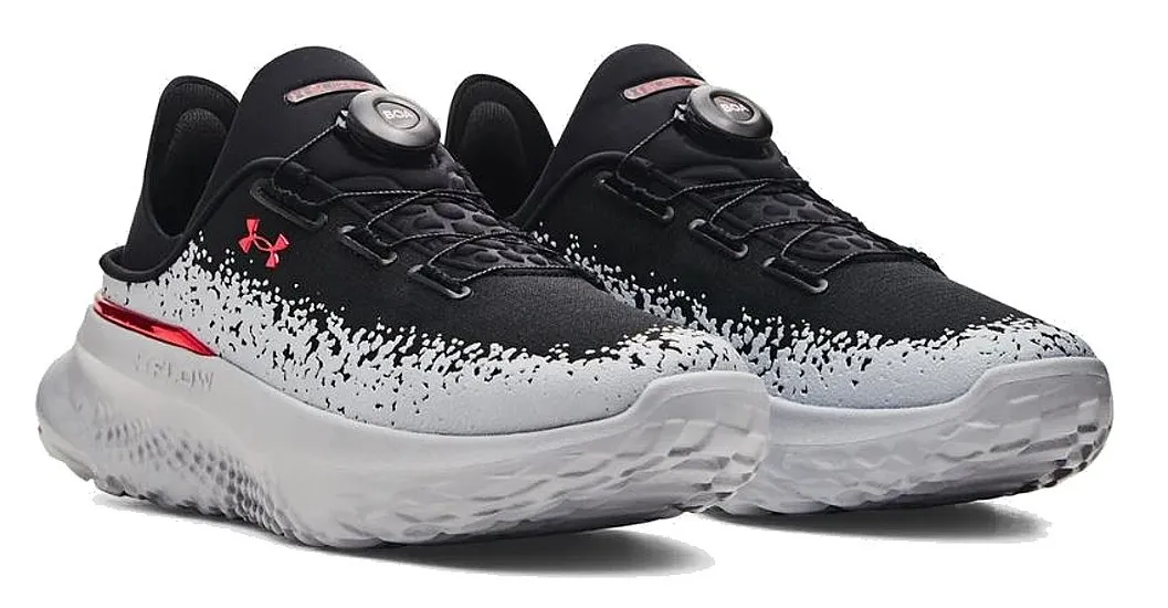 chaussures Under Armour SlipSpeed Mega Ripstop - Black/Mod Gray/Red