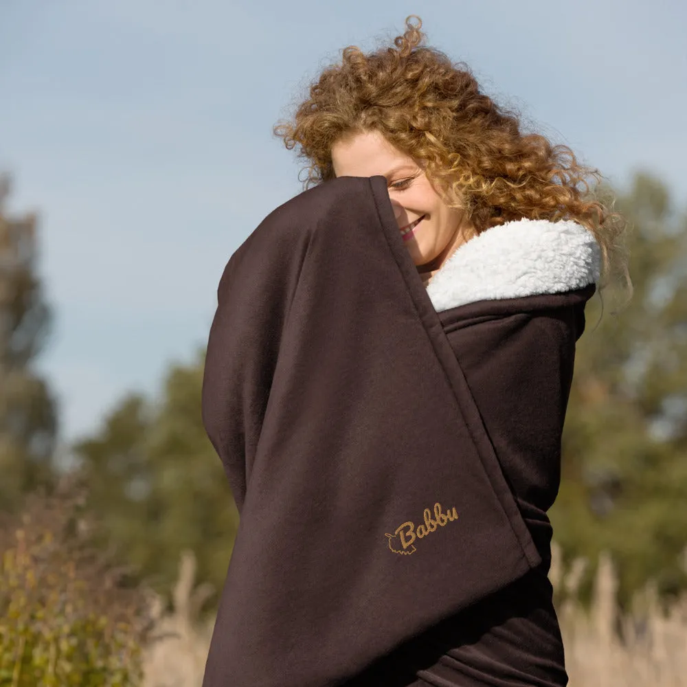 Couverture sherpa Premium Brodée Babbu