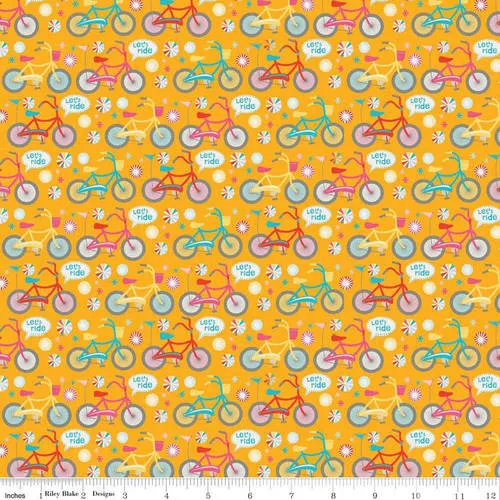 Crazy bicyclettes - designer riley blake