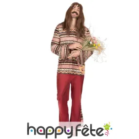 Déguisement Hippie Homme 60's