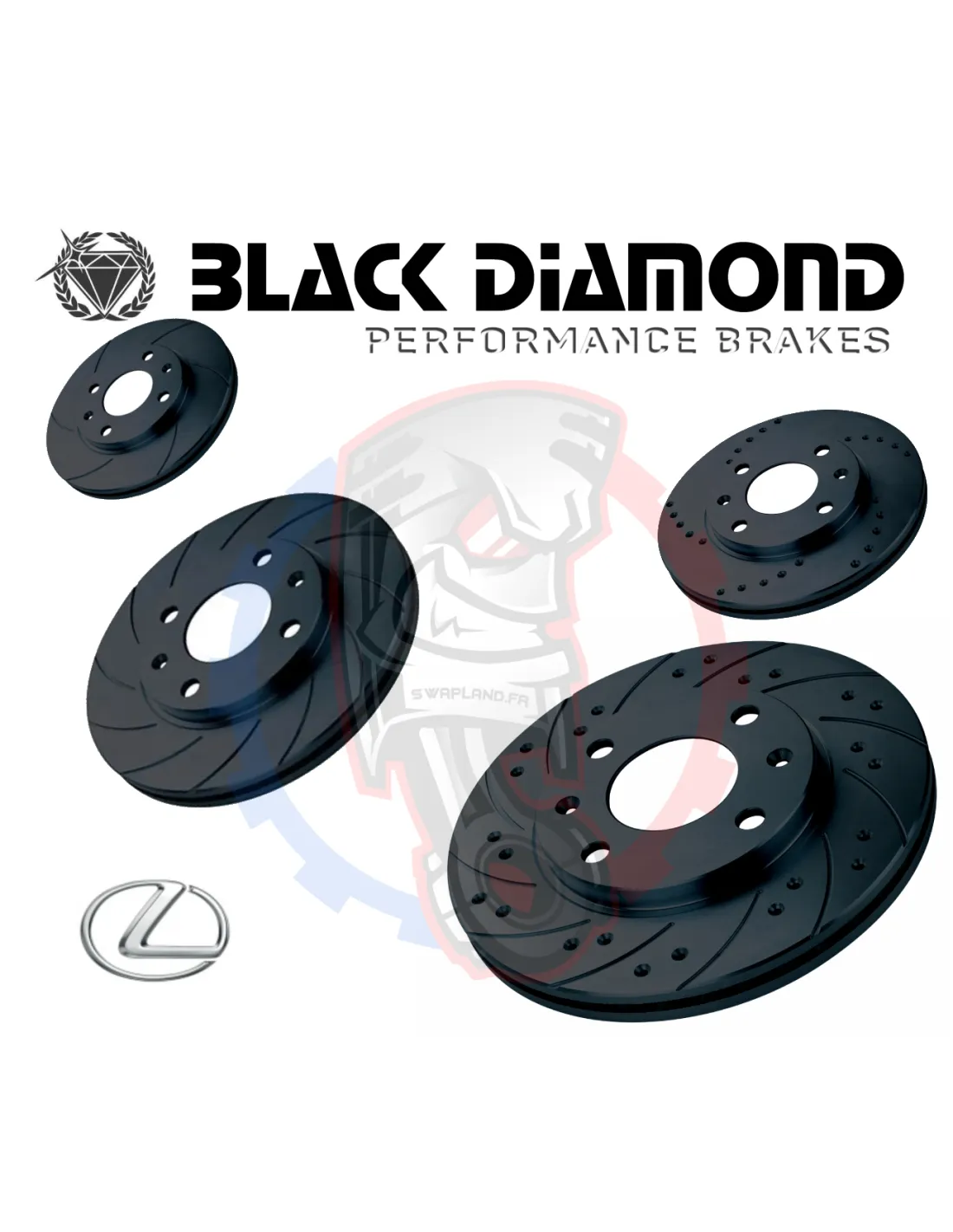 Disques de frein Black diamond pour LEXUS RX300 