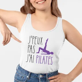 Débardeur Femme J'peux pas j'ai pilates