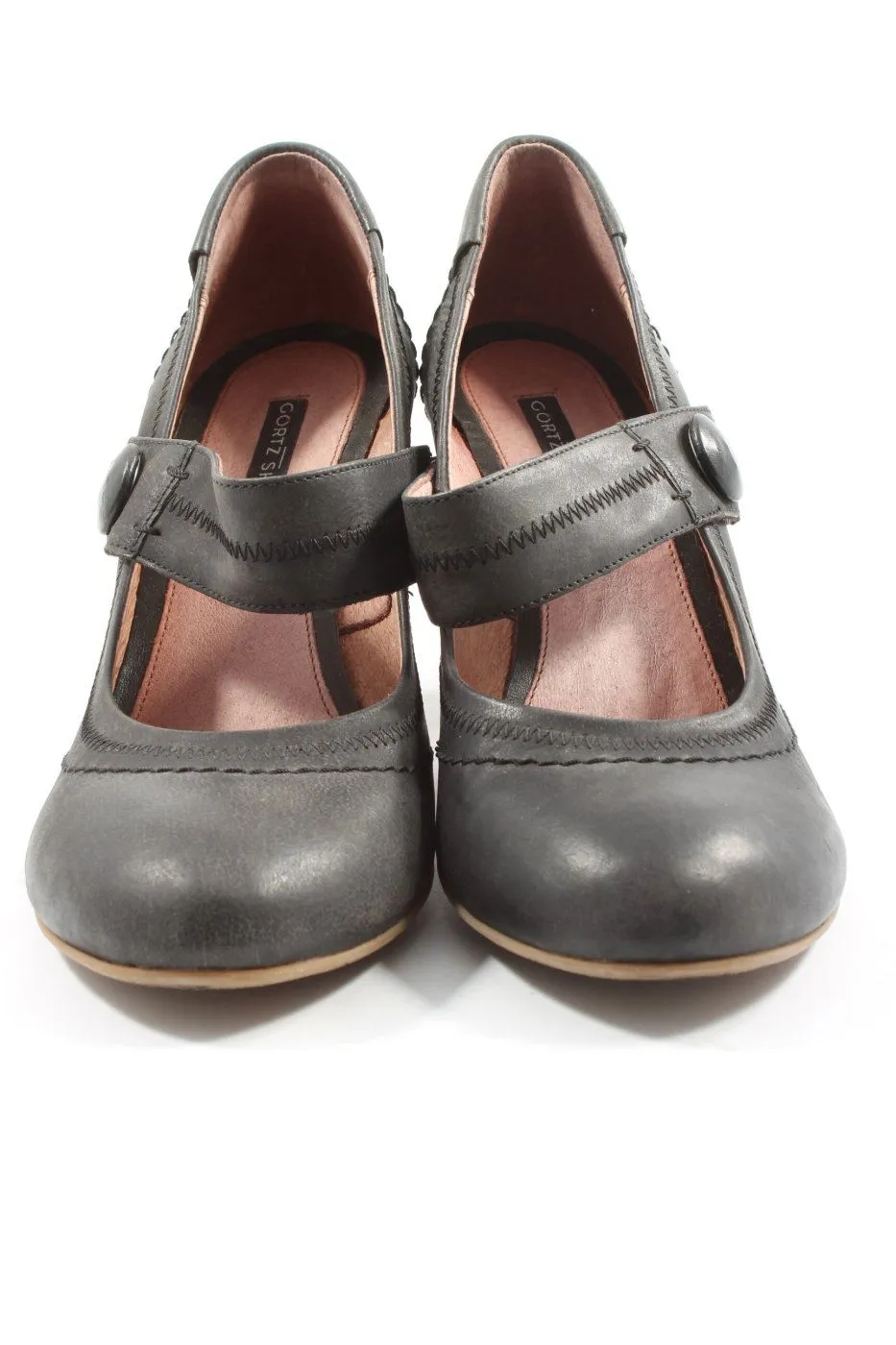 Görtz Shoes Escarpins Mary Jane gris clair style décontracté
