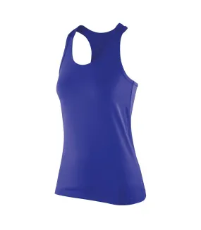 Haut fitness femmes bleu Spiro