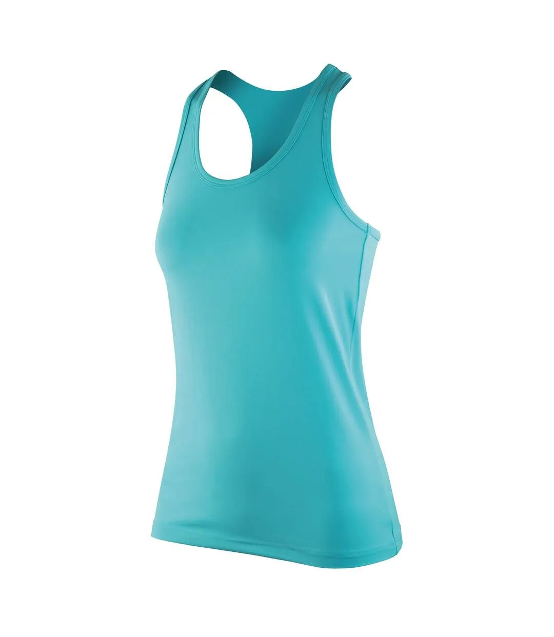 Haut fitness femmes turquoise Spiro