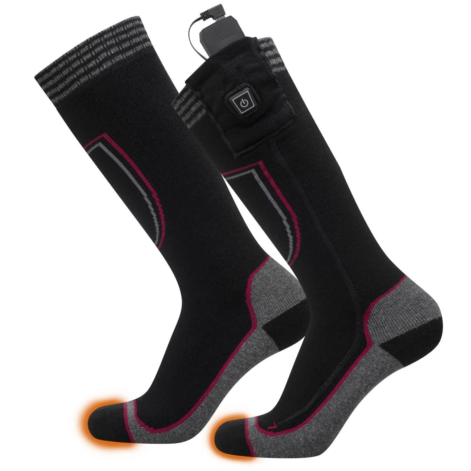 Heaters Chaussettes chauffantes avec laine, incl. accus ⋆ Lehner Versand