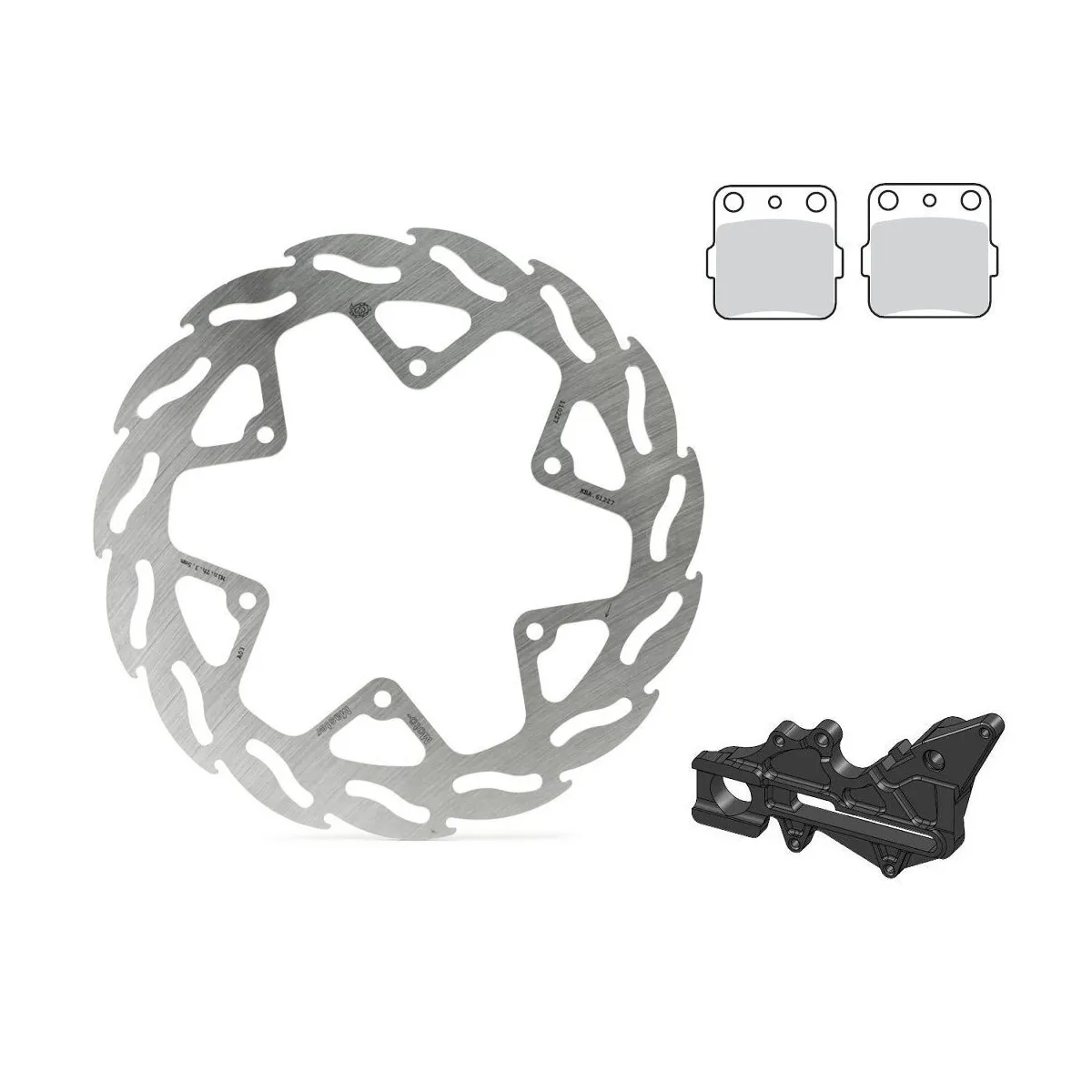 Kit frein arrière Oversize Moto Master 240mm KTM SX / SXF - Husqvarna TC / FC