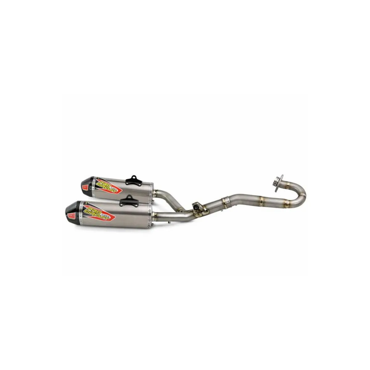Ligne complète inox carbone Pro Circuit T-6 Honda 250 CR-F 2016-2017